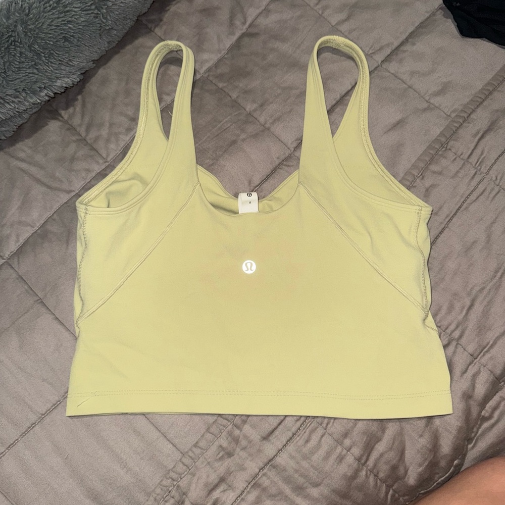 Lululemon green/yellow align tank